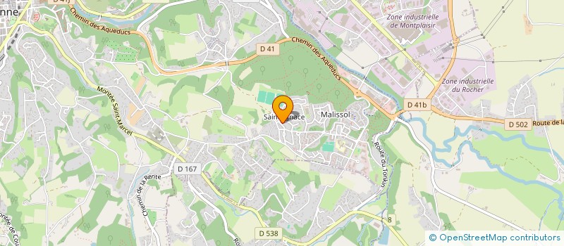 localisation de l'entreprise SCI IGNACE  VIENNE