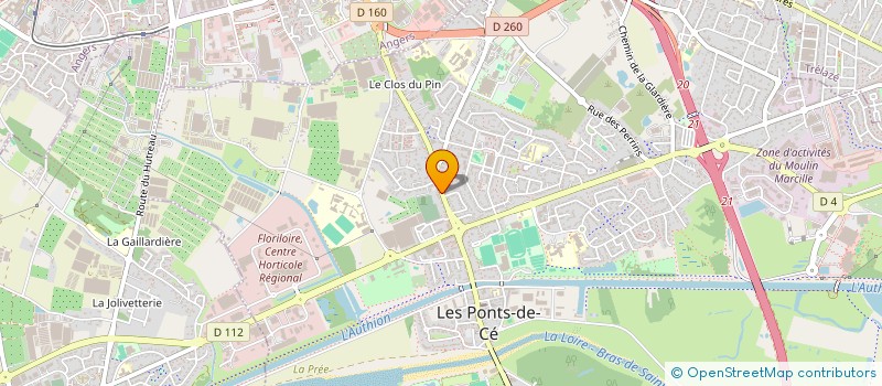 localisation de l'entreprise SCI IGNACE  LES PONTS-DE-CE