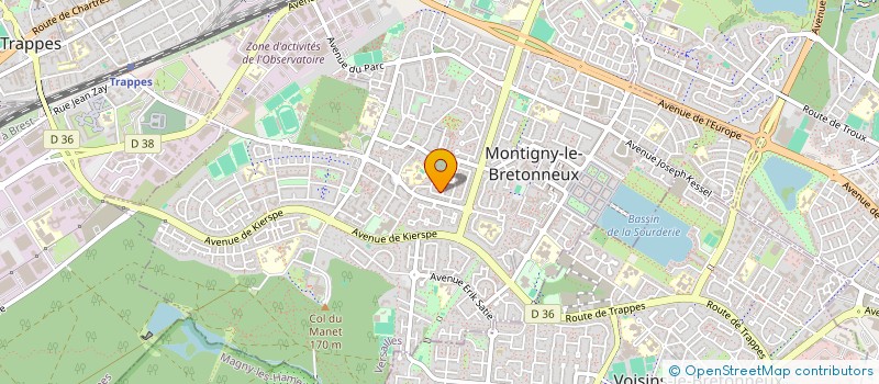 localisation de l'entreprise SCI IGNIMONTAISE  MONTIGNY-LE-BRETONNEUX