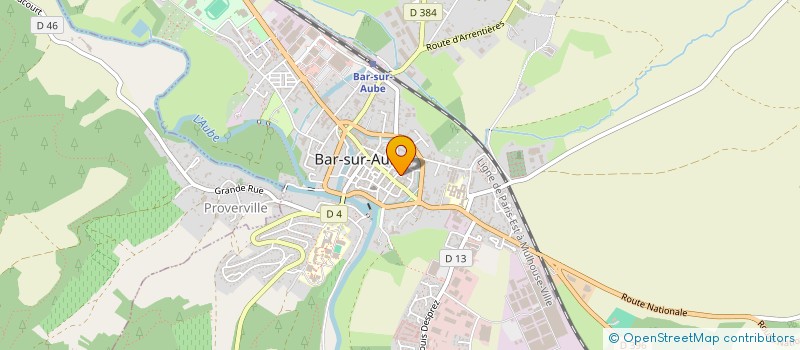 localisation de l'entreprise SCI IGNITA  BAR-SUR-AUBE