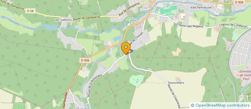 localisation de l'entreprise SCI IGNY VALLEY  CHEVREUSE