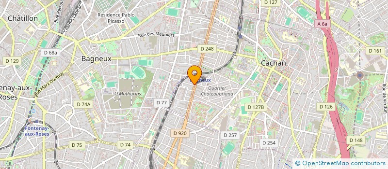 localisation de l'entreprise SCI IGODAR à BAGNEUX