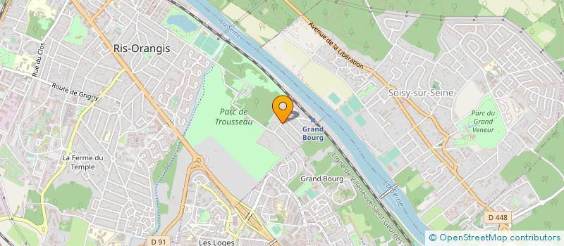 localisation de l'entreprise SCI IGOR 2 à RIS-ORANGIS