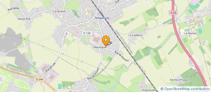 localisation de l'entreprise SCI IGOR  TEMPLEUVE-EN-PEVELE