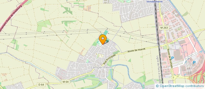 localisation de l'entreprise SCI IGOR  LAMPERTHEIM