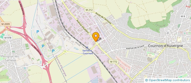 localisation de l'entreprise SCI IGOR  COURNON-D'AUVERGNE