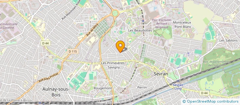 localisation de l'entreprise SCI IGOR à SEVRAN