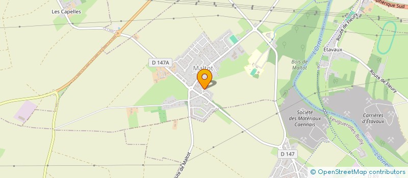 localisation de l'entreprise SCI IGOR  MALTOT