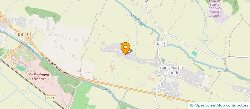 localisation de l'entreprise SCI IGOR  CASTELNAUDARY