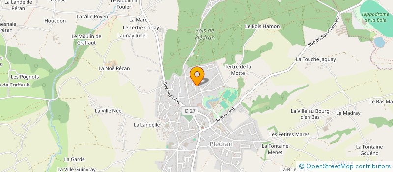 localisation de l'entreprise SCI IGOR  PLEDRAN