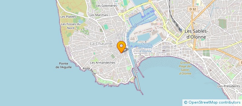 localisation de l'entreprise SCI IGUA U à LES SABLES D'OLONNE