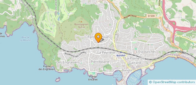 localisation de l'entreprise SCI IGUANA  BANDOL