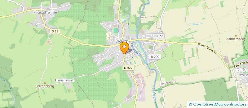 localisation de l'entreprise SCI IH  WALBOURG