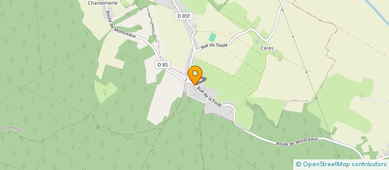 localisation de l'entreprise SCI IH  MONTCEAUX-LES-VAUDES