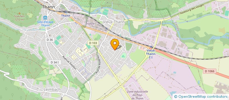 localisation de l'entreprise SCI IHLER  VIEUX-THANN