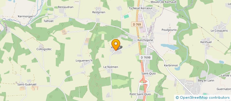 localisation de l'entreprise SCI IHLO  CLEGUER