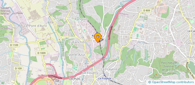 localisation de l'entreprise SCI IHM à LE CANNET