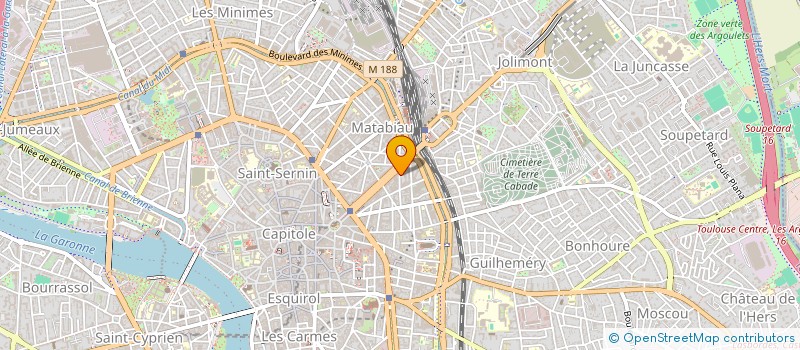 localisation de l'entreprise SCI II B L'UNION  TOULOUSE