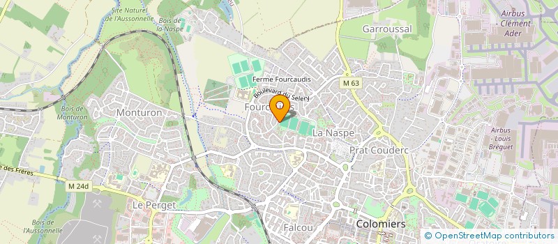 localisation de l'entreprise SCI IIEC à COLOMIERS