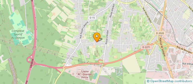 localisation de l'entreprise SCI IJ INVEST  OLIVET