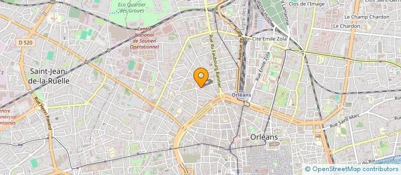 localisation de l'entreprise SCI IJA  ORLEANS