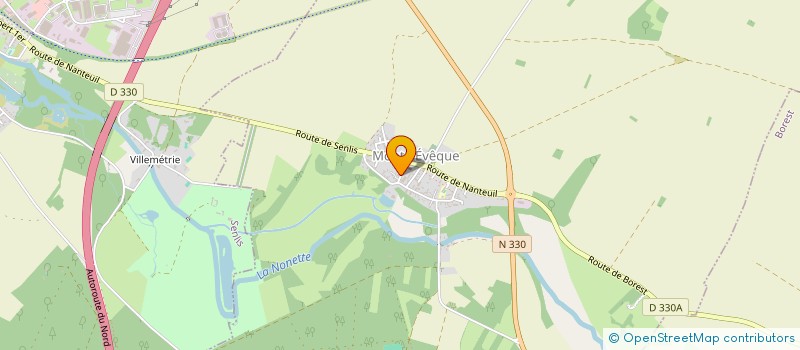 localisation de l'entreprise SCI IJEA  BOREST