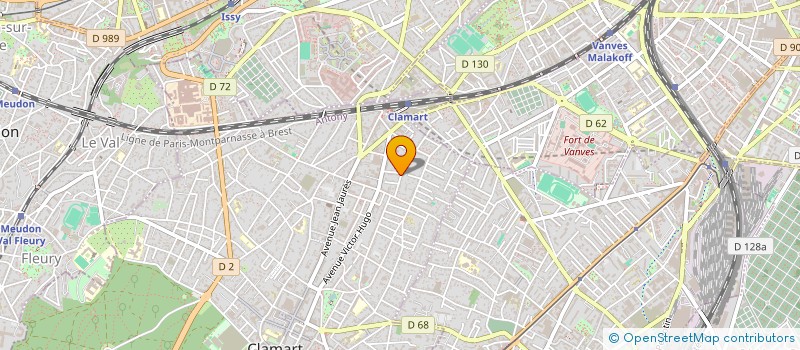 localisation de l'entreprise SCI IJI à CLAMART