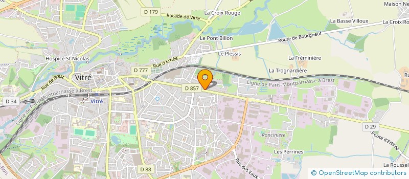localisation de l'entreprise SCI IJJCVR  VITRE