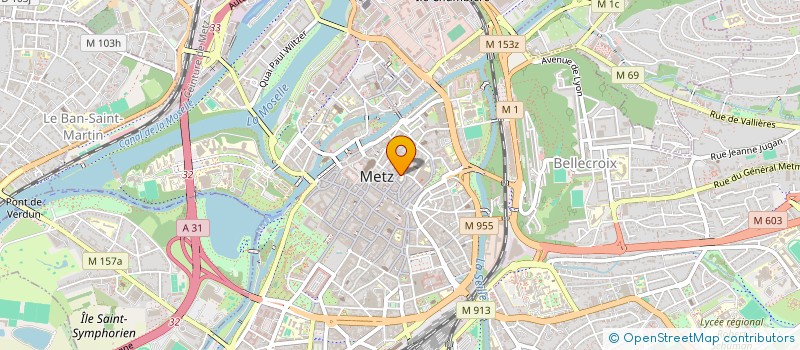 localisation de l'entreprise SCI IJKL  METZ