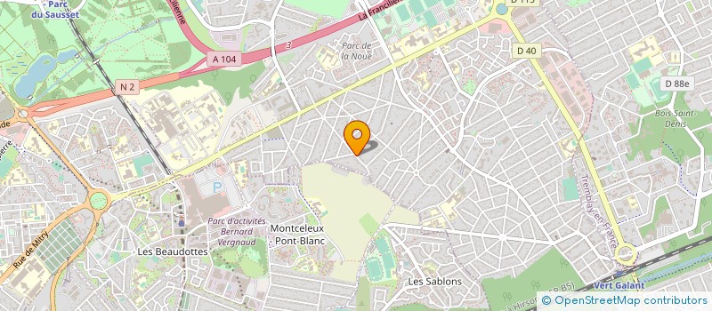 localisation de l'entreprise SCI IK à VILLEPINTE