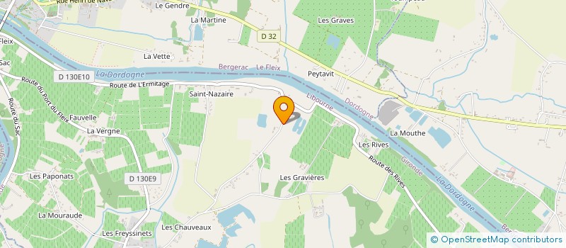 localisation de l'entreprise SCI IKEBANA  SAINTE-FOY-LA-GRANDE