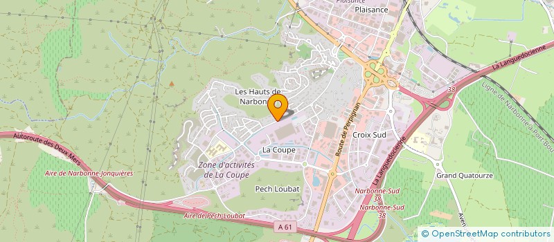 localisation de l'entreprise SCI IKED à NARBONNE