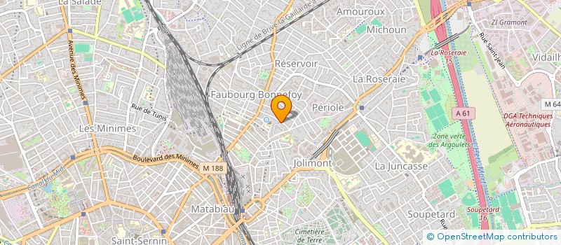 localisation de l'entreprise SCI IKHRA à TOULOUSE