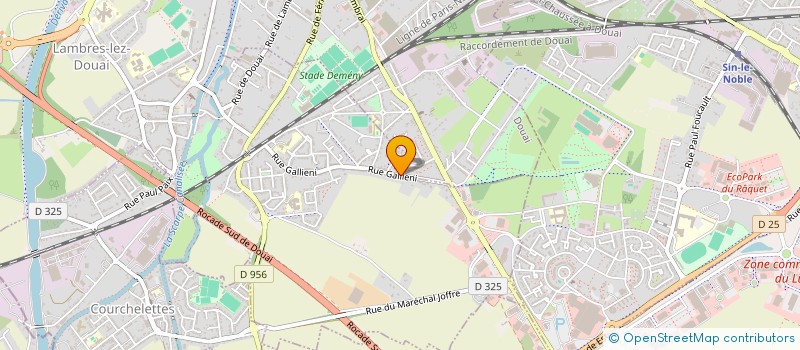 localisation de l'entreprise SCI IKM à DOUAI