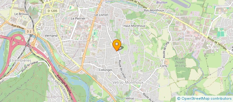 localisation de l'entreprise SCI IKOREOS  VETRAZ-MONTHOUX