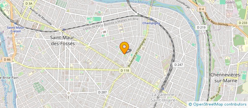 localisation de l'entreprise SCI IKOS à SAINT-MAUR-DES-FOSSES