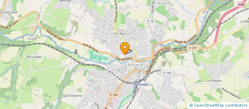 localisation de l'entreprise SCI IKRI  L'ARBRESLE