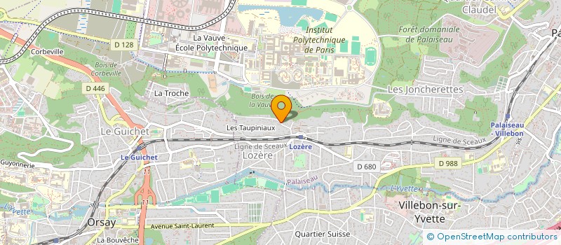 localisation de l'entreprise SCI IKTF à PALAISEAU