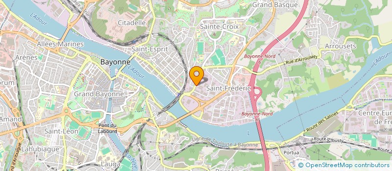 localisation de l'entreprise SCI IKUZ à BAYONNE