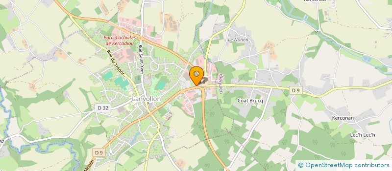 localisation de l'entreprise SCI IL  LANVOLLON