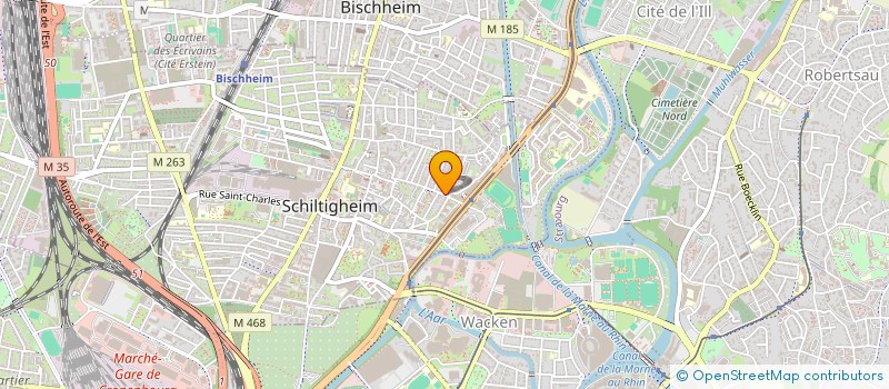 localisation de l'entreprise SCI  IL BARAKAH  SCHILTIGHEIM