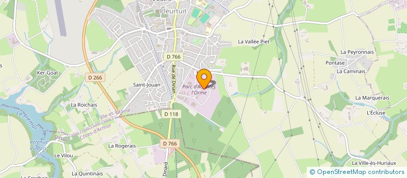 localisation de l'entreprise SCI ILAGOT  PLEURTUIT