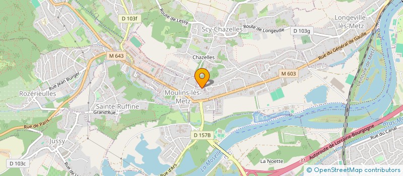 localisation de l'entreprise SCI ILAM  SCY-CHAZELLES