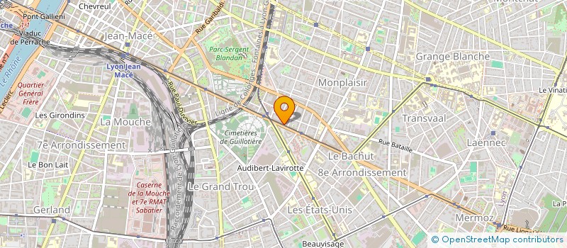 localisation de l'entreprise SCI ILAN  LYON