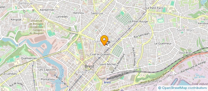 localisation de l'entreprise SCI ILAN  BREST