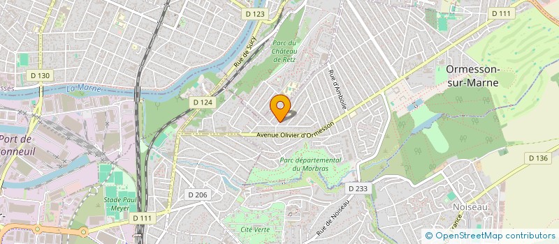 localisation de l'entreprise SCI ILAN  ORMESSON-SUR-MARNE