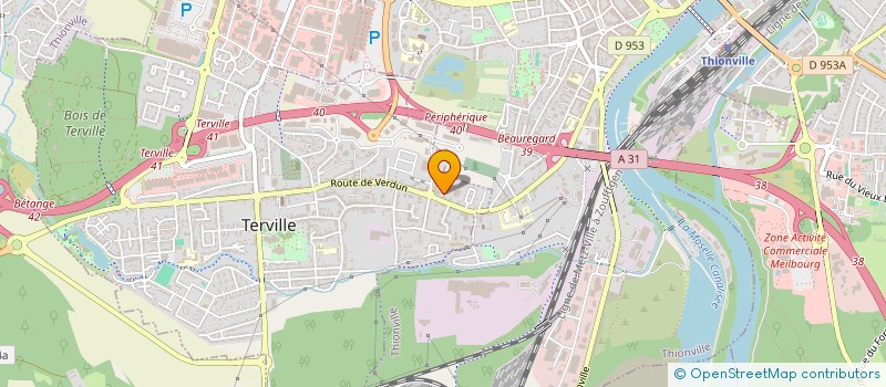 localisation de l'entreprise SCI ILAN  TERVILLE