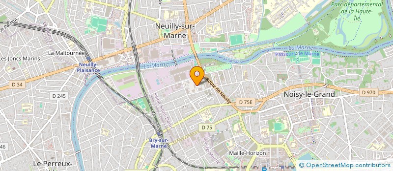 localisation de l'entreprise SCI ILANA à NOISY-LE-GRAND