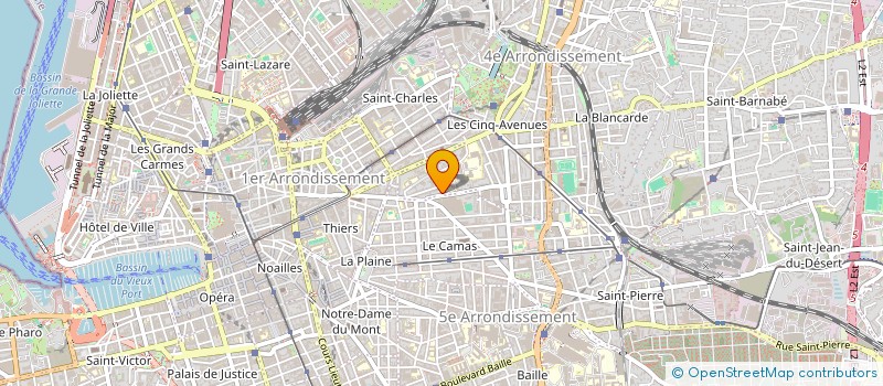 localisation de l'entreprise SCI ILANAVA à MARSEILLE