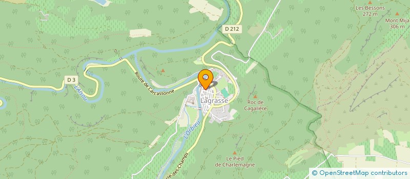 localisation de l'entreprise SCI ILARIA  LAGRASSE